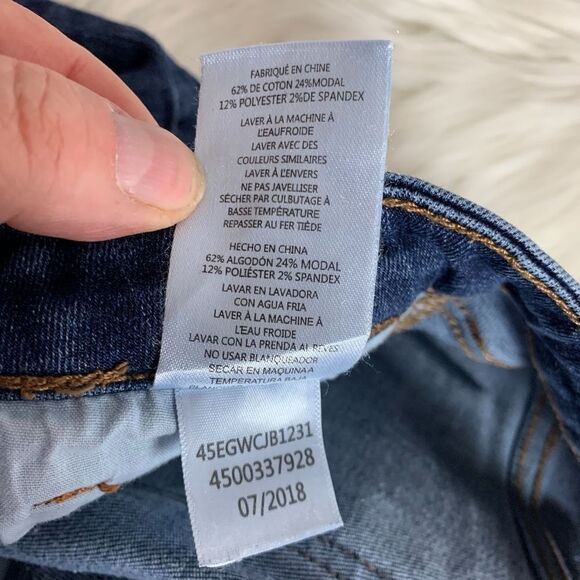 Sam Edelman The Kitten Raw Hem  Ankle Jeans Sz 28 - Picture 7 of 8